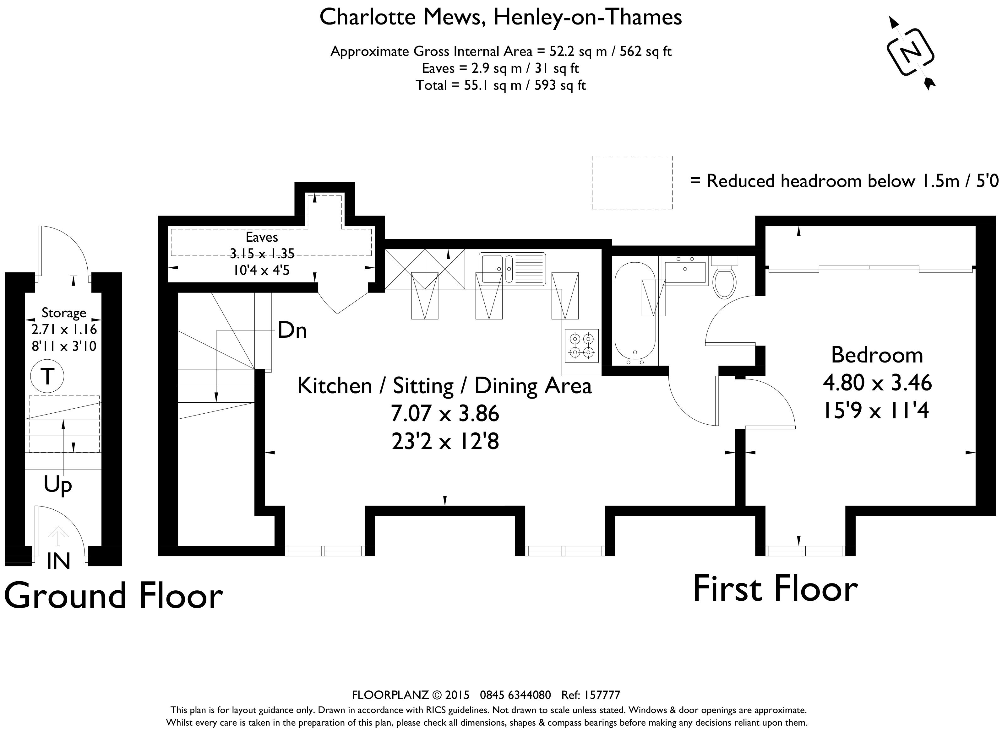 1 Bedrooms Flat to rent in Charlotte Mews, Henley-On-Thames RG9