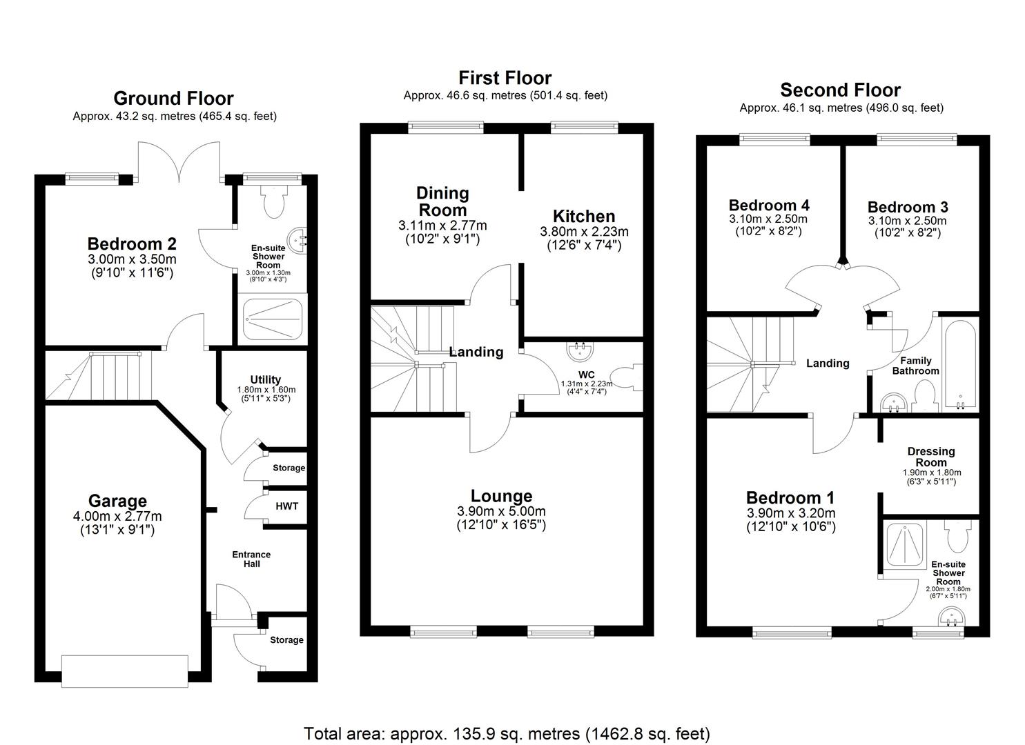 3, Abbots Mews, Selby floorplan