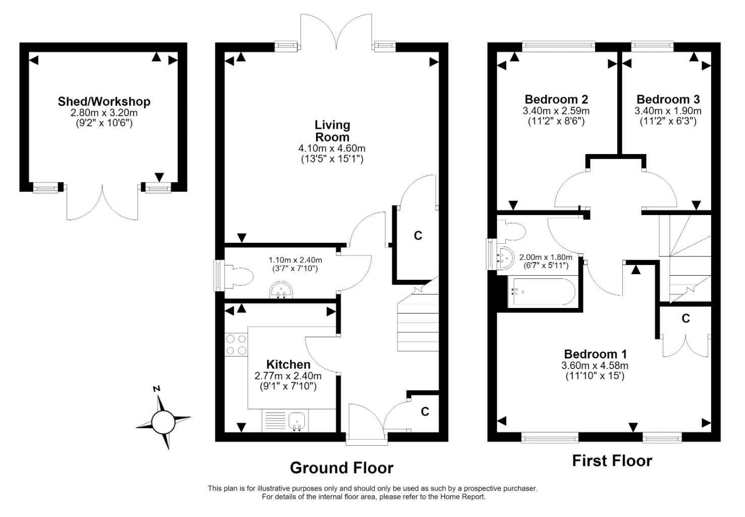 26, Port Howard Street, Penicuik floorplan