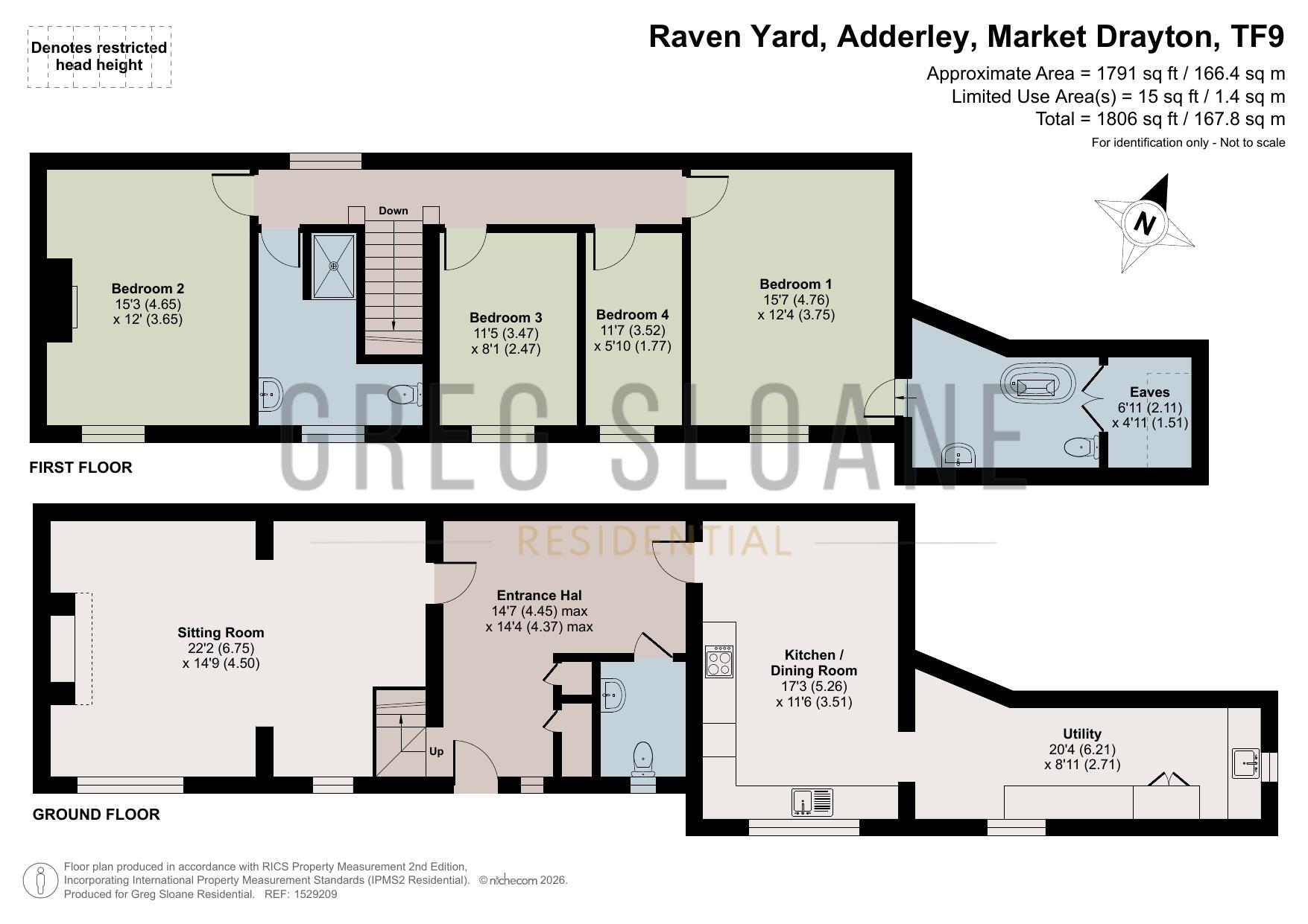 Raven Barn, Adderley floorplan