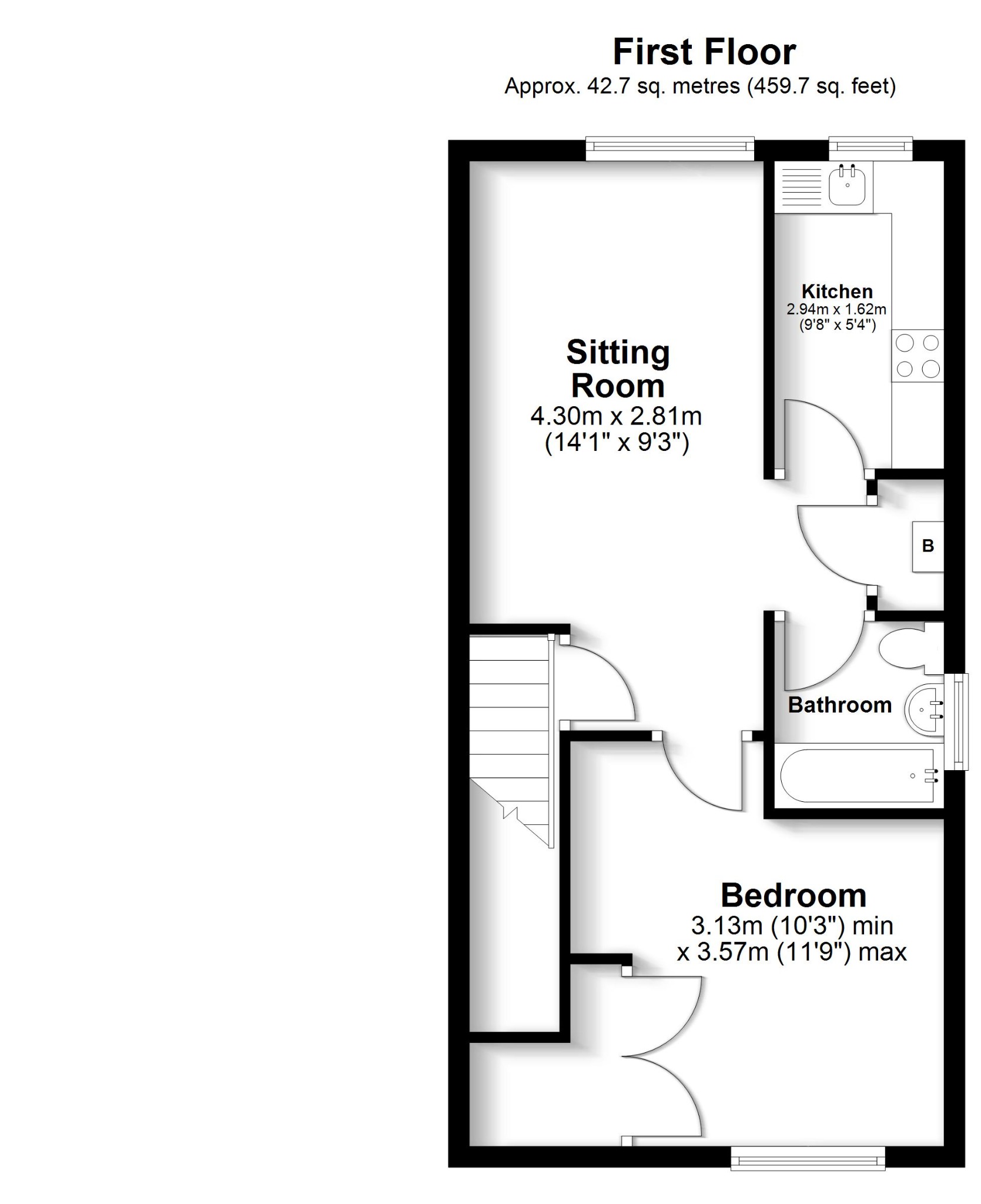 6 Vine House, Station Road, Southampton floorplan