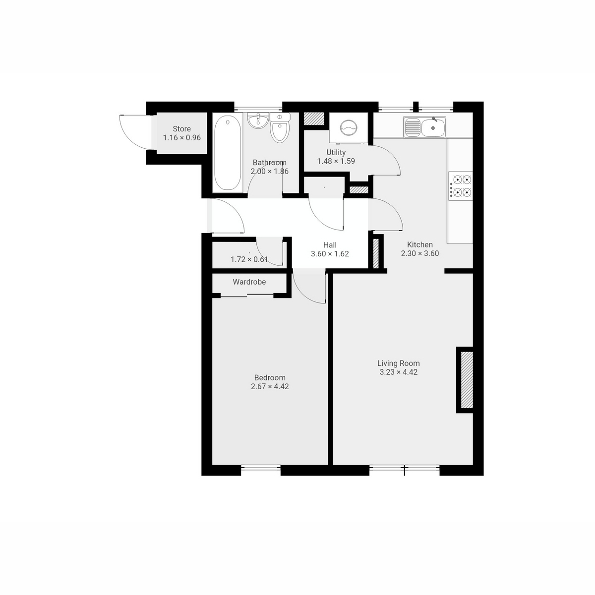 1 bed flat for sale in Cockmuir Place, Elgin IV30 67105845 Zoopla