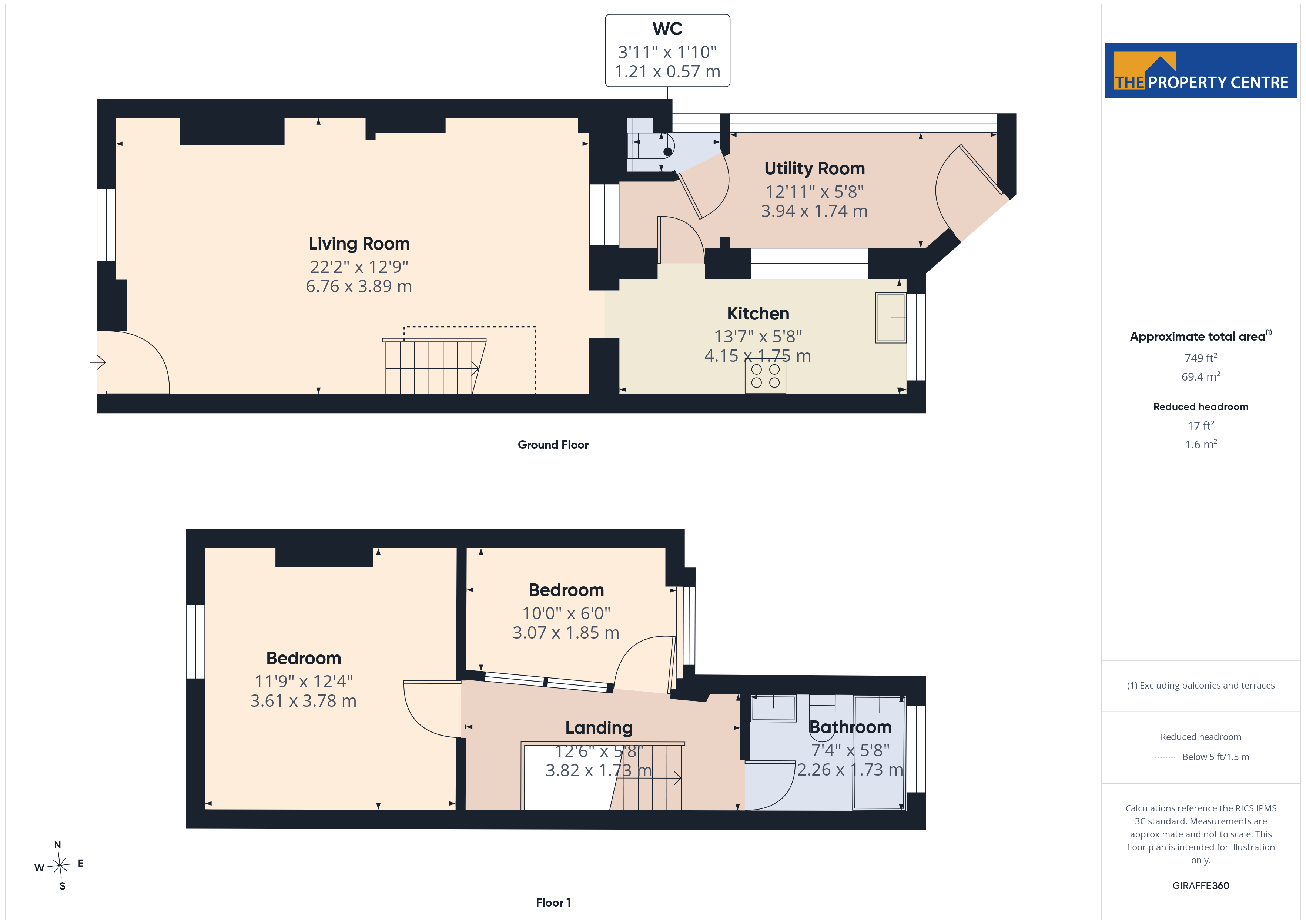 14, Alney Terrace, Gloucester floorplan