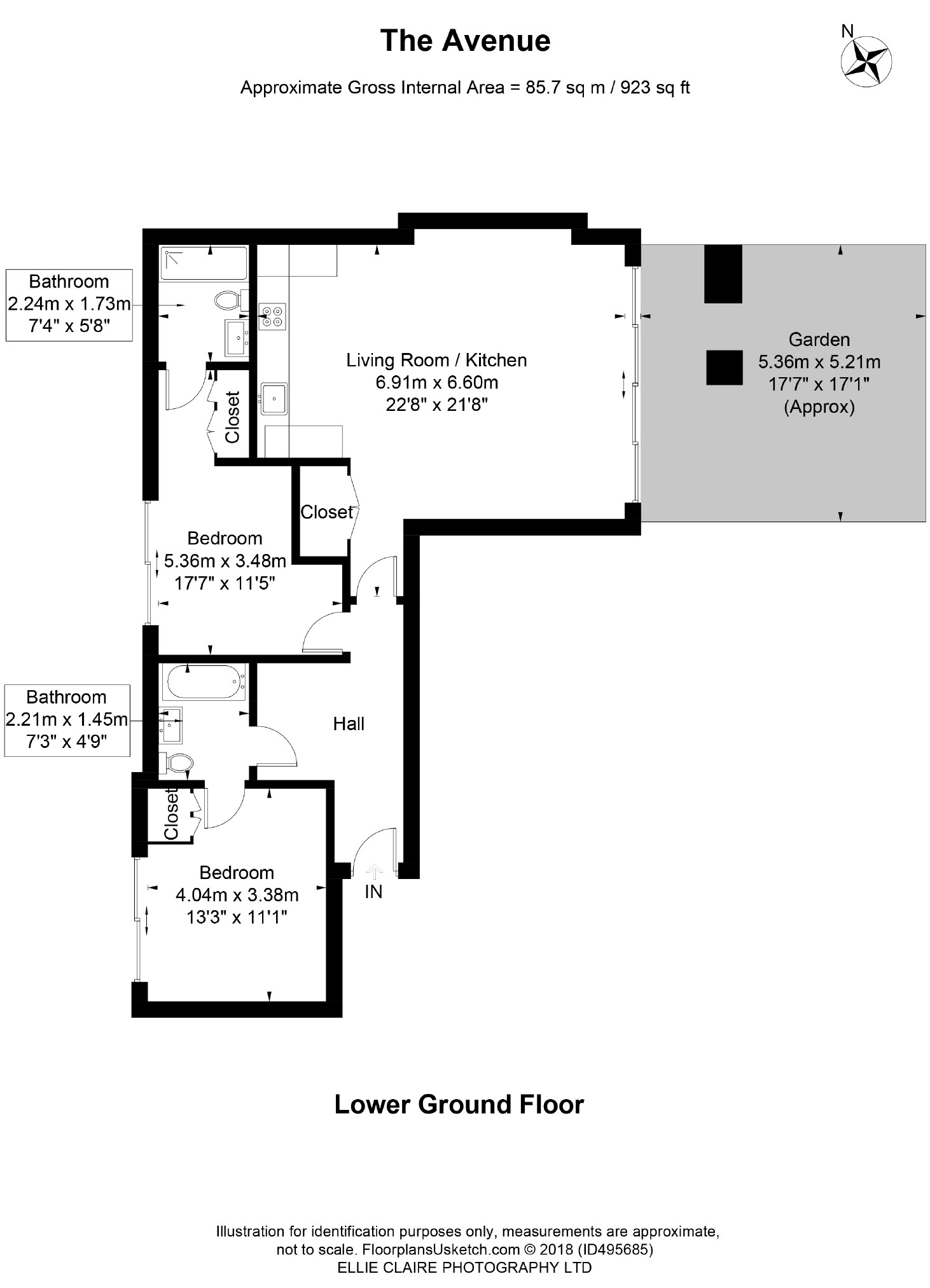 2 Bedrooms Flat to rent in The Avenue, Queens Park, London NW6