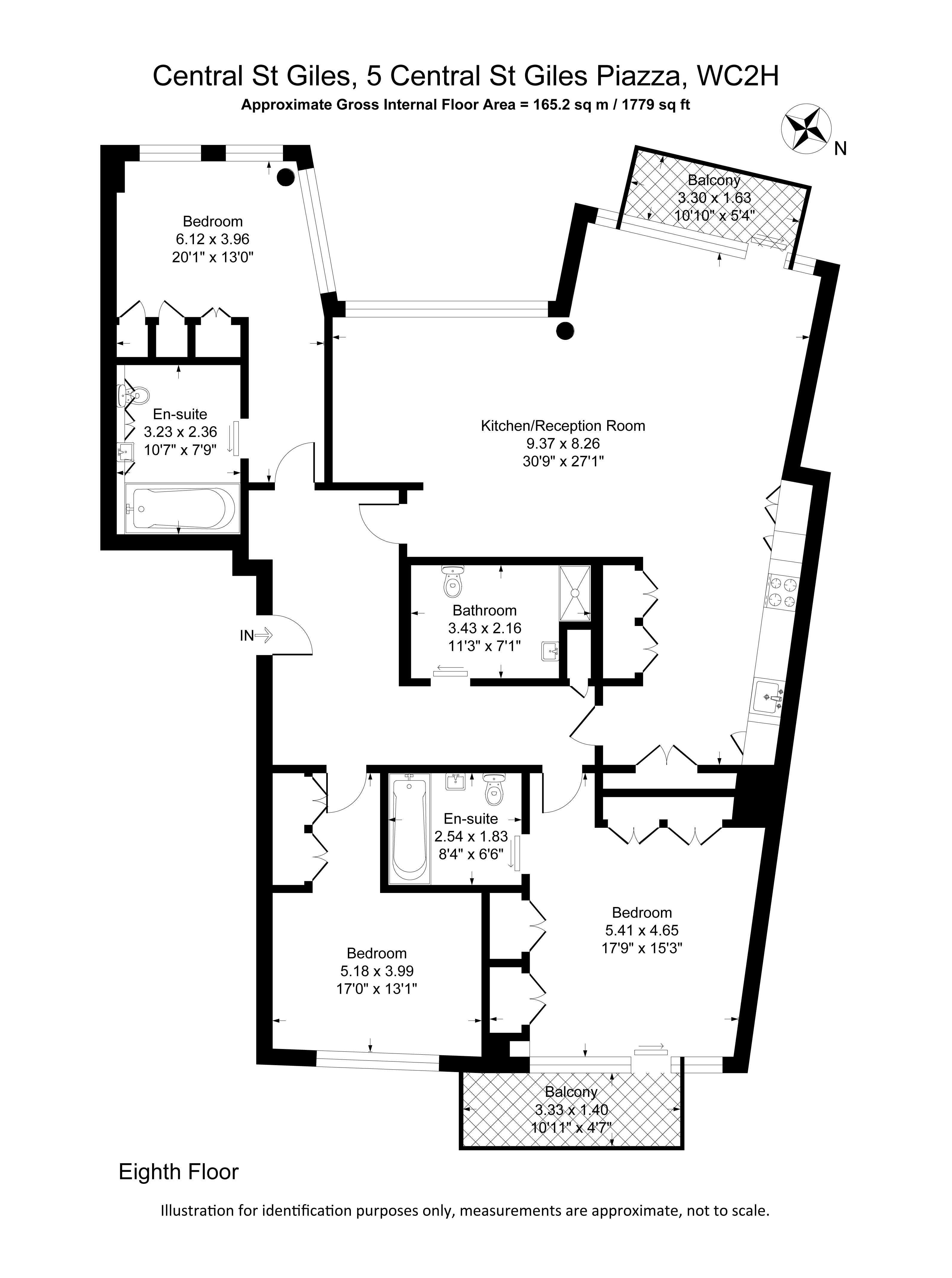Central St Giles, 49,5, Central St Giles Piazza, London floorplan