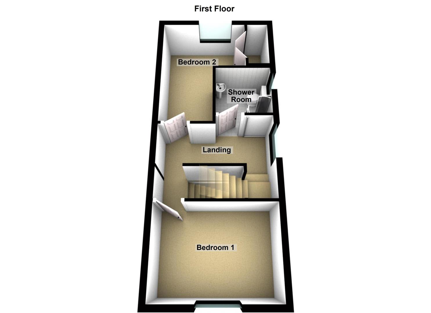 66, Churchfield Road, Peterborough floorplan