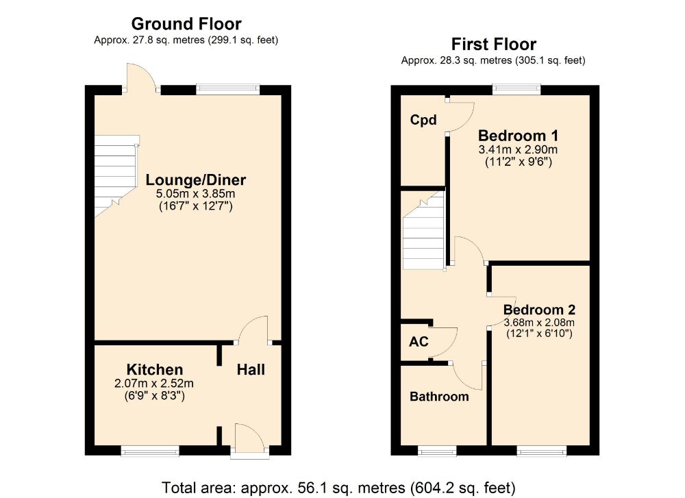 2 Bedrooms Semi-detached house for sale in Spencer Road, Long Buckby, Northampton NN6