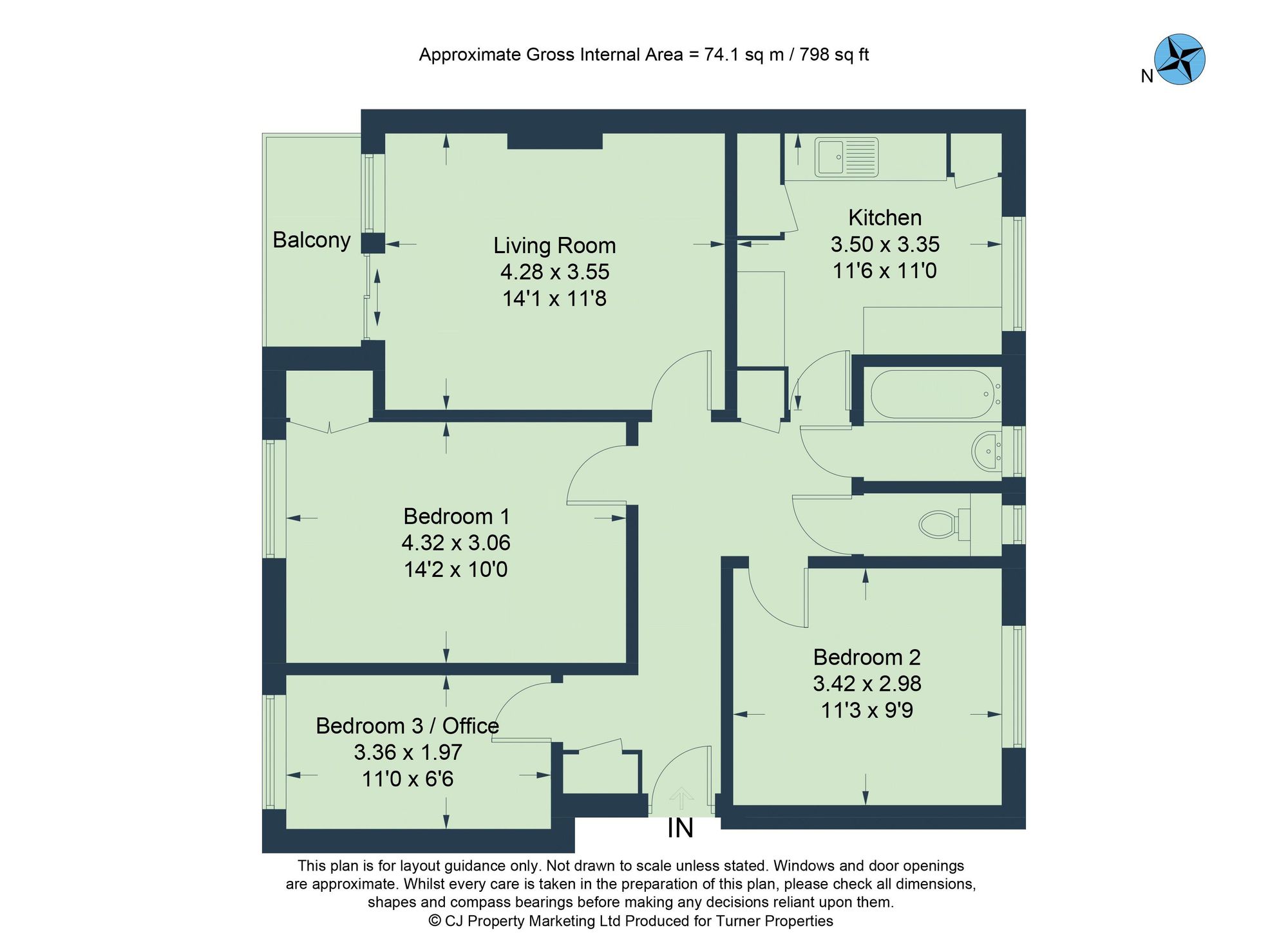 192 Ock Street, Abingdon floorplan