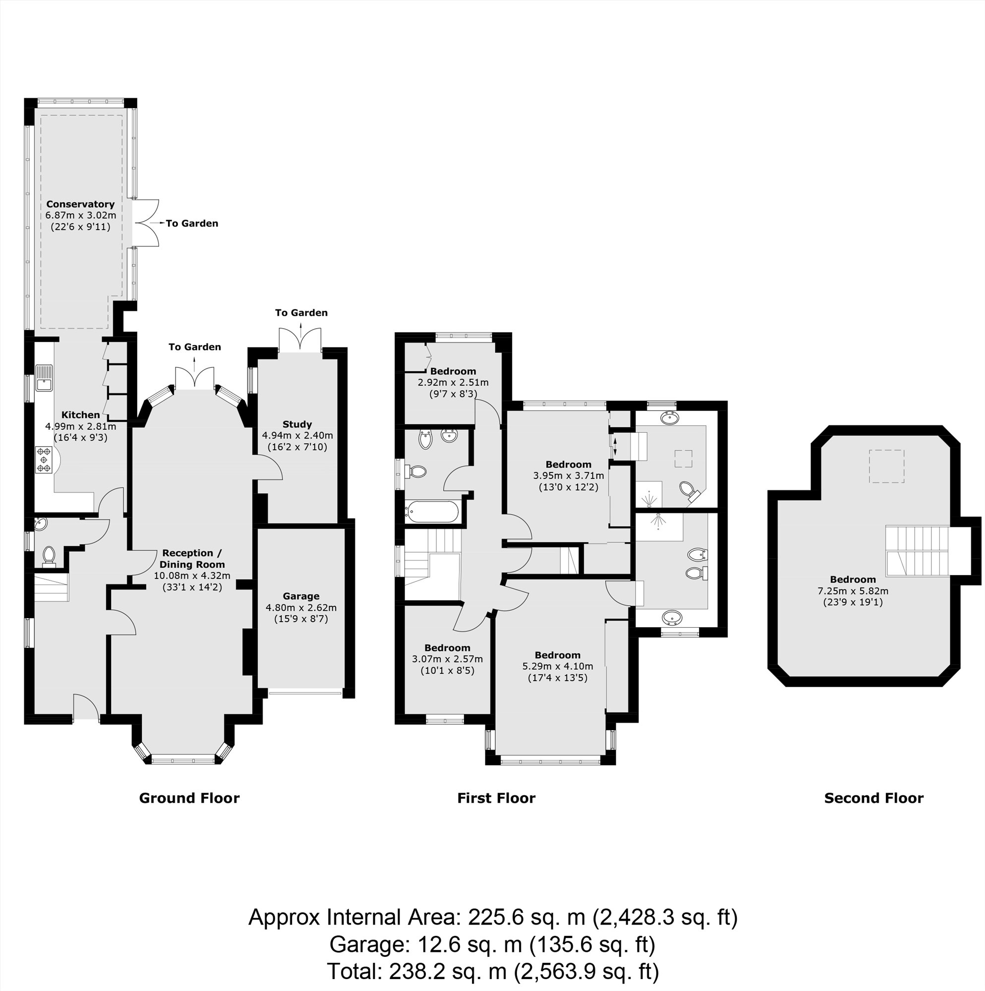 267, Petersham Road, Richmond floorplan
