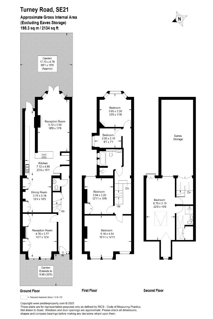 14, Turney Road, London floorplan