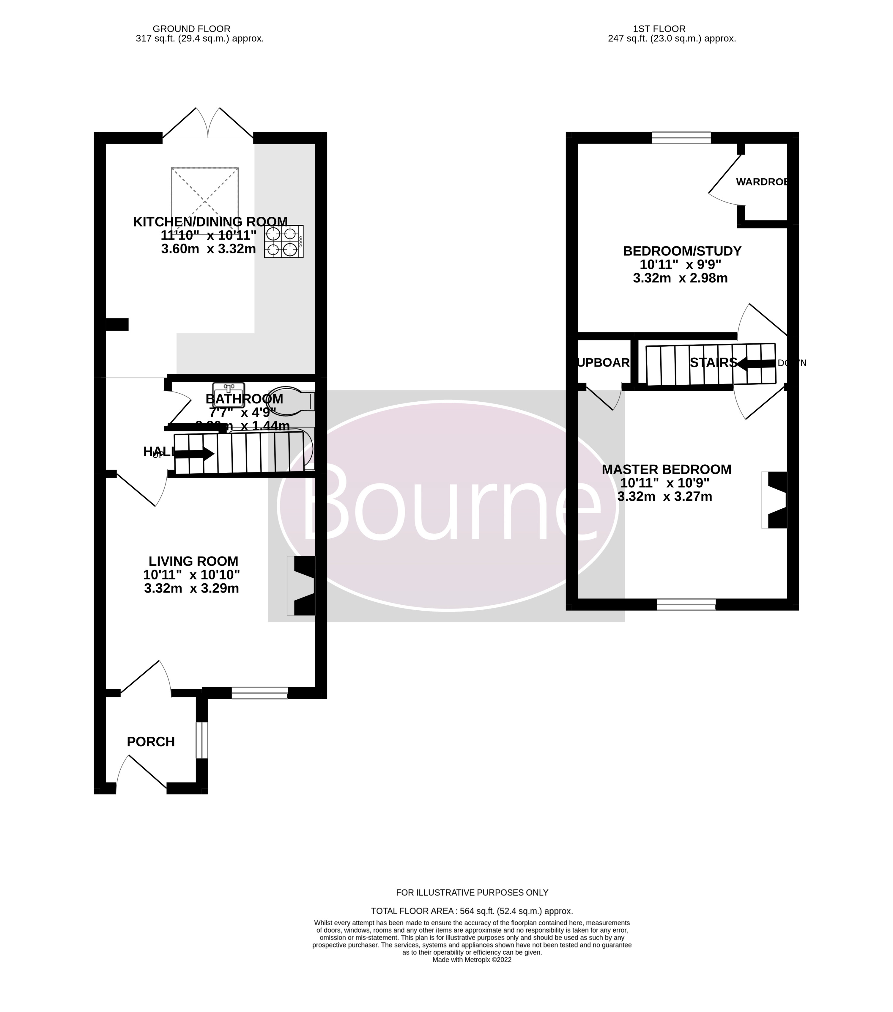 Upper Hale Road, Farnham, Surrey GU9, 2 bedroom terraced house for sale