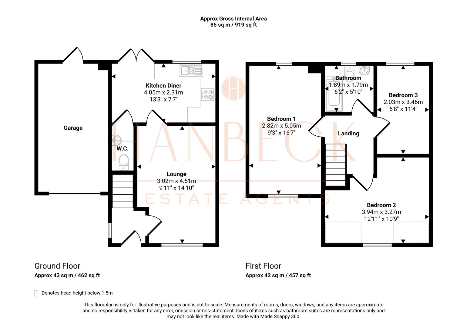 10, Mason Avenue, Hull floorplan