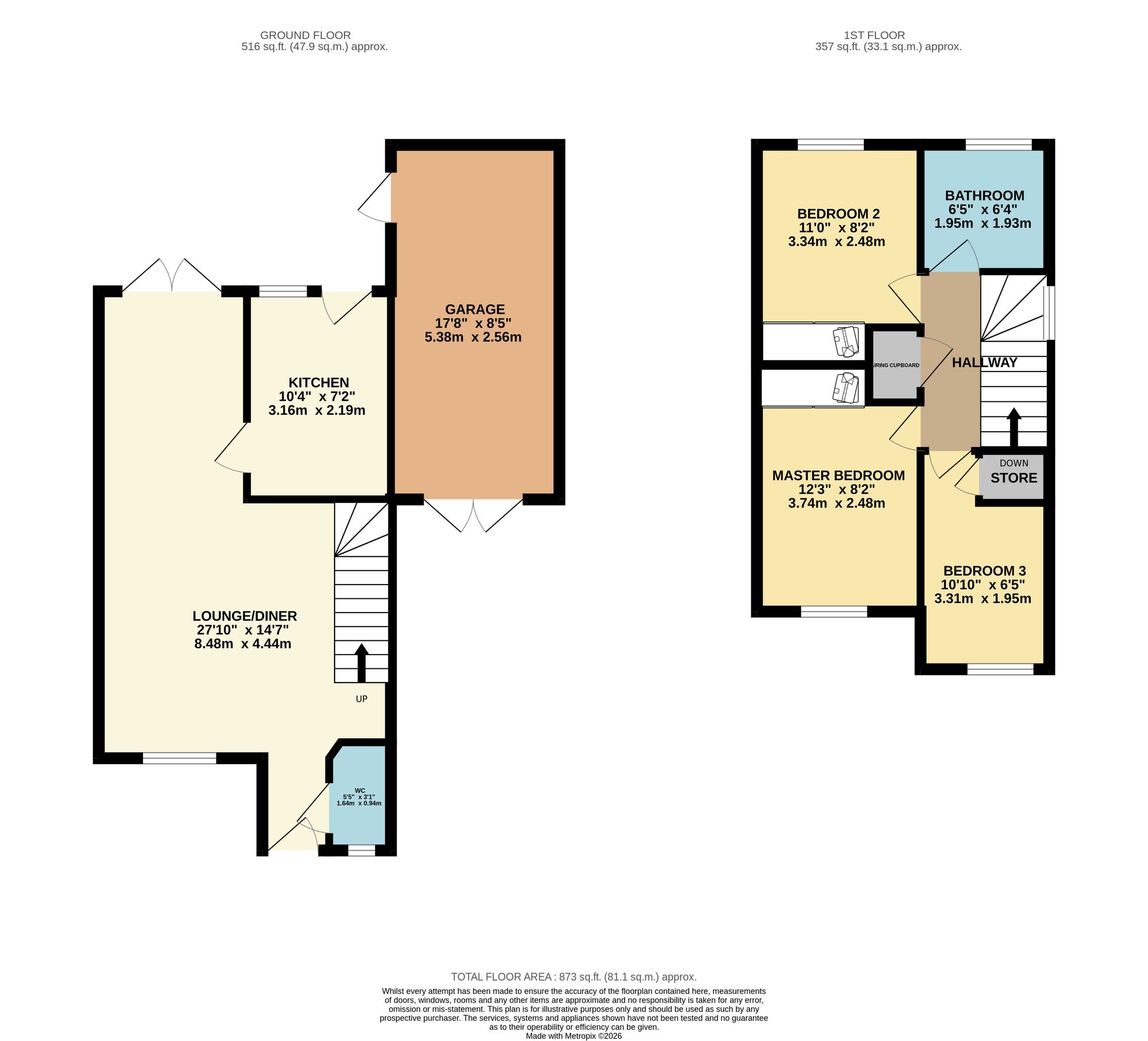 Seaton Road, Leicester floorplan