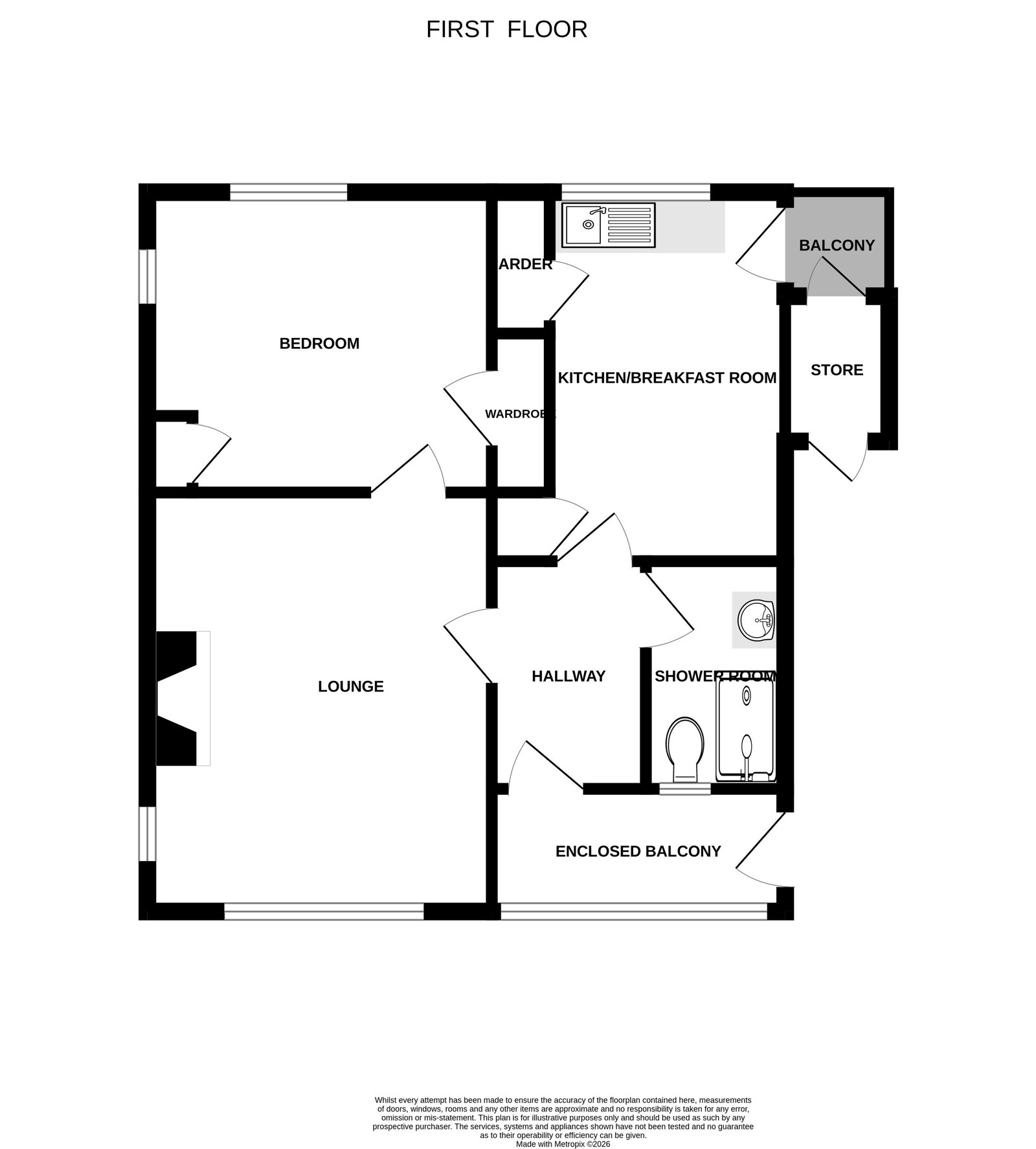 10, Queens Road, Budleigh Salterton floorplan