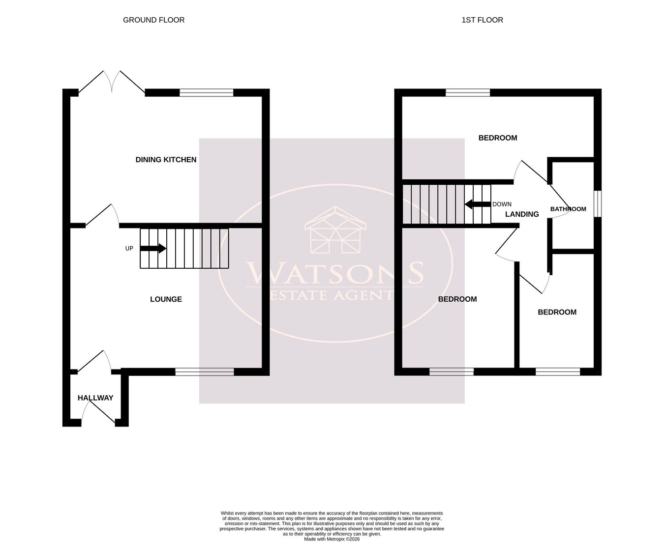 47, Laurel Crescent, Nottingham floorplan