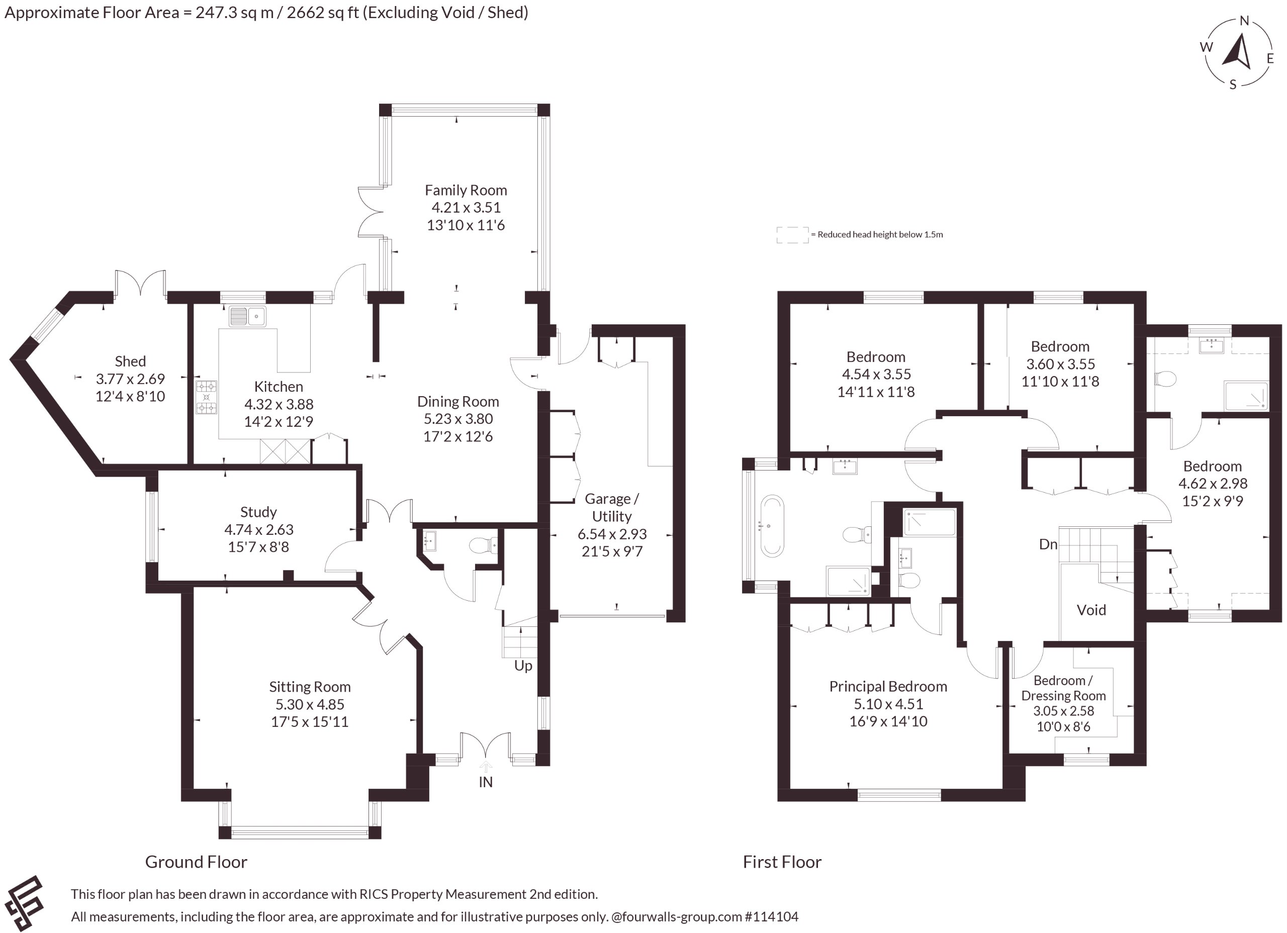 7, Reeves Court, Hertfordshire floorplan