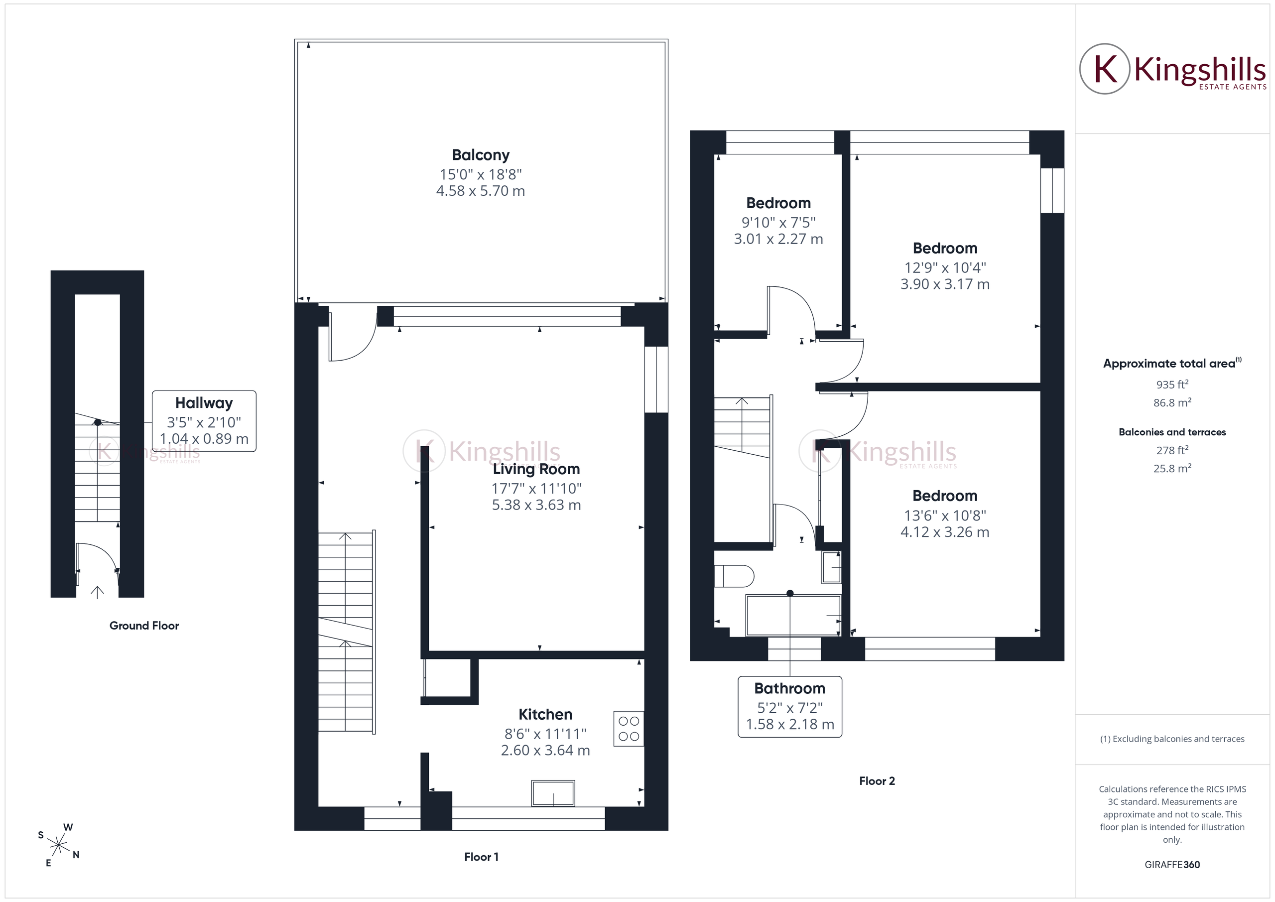 2 Turners Place, High Wycombe floorplan