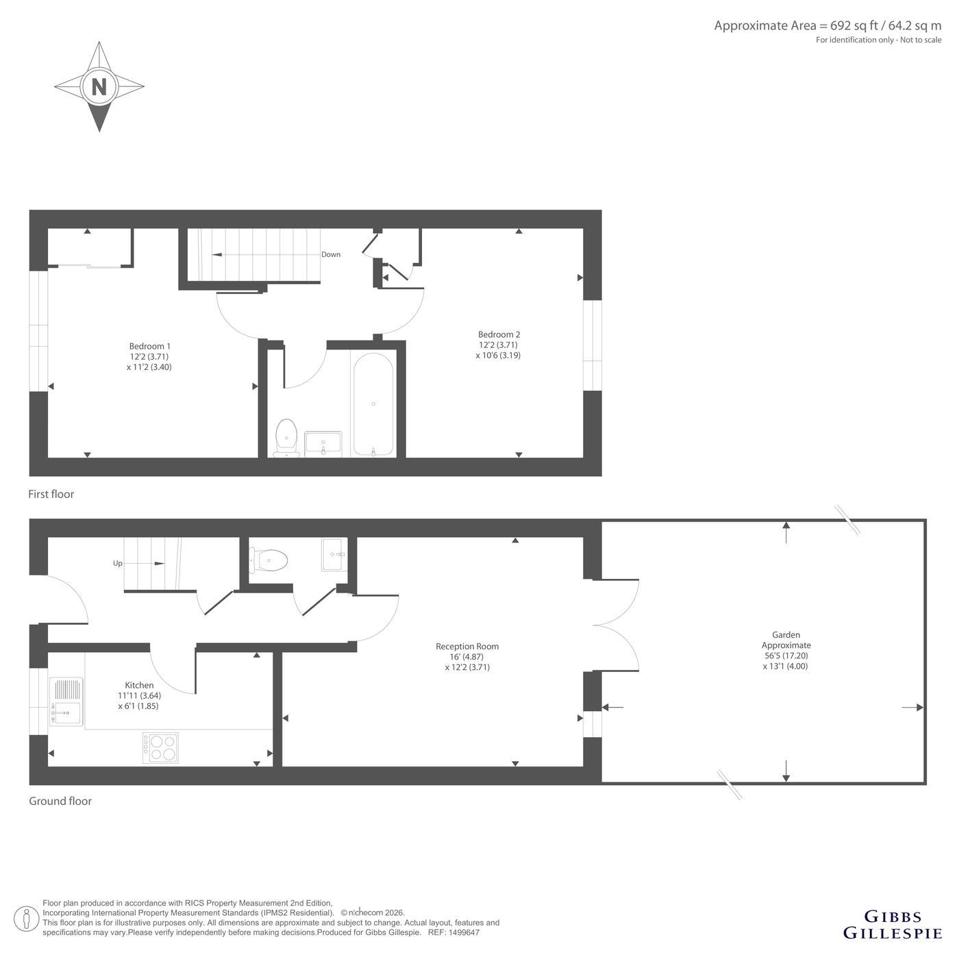 6, Woodpecker Close, Harrow floorplan