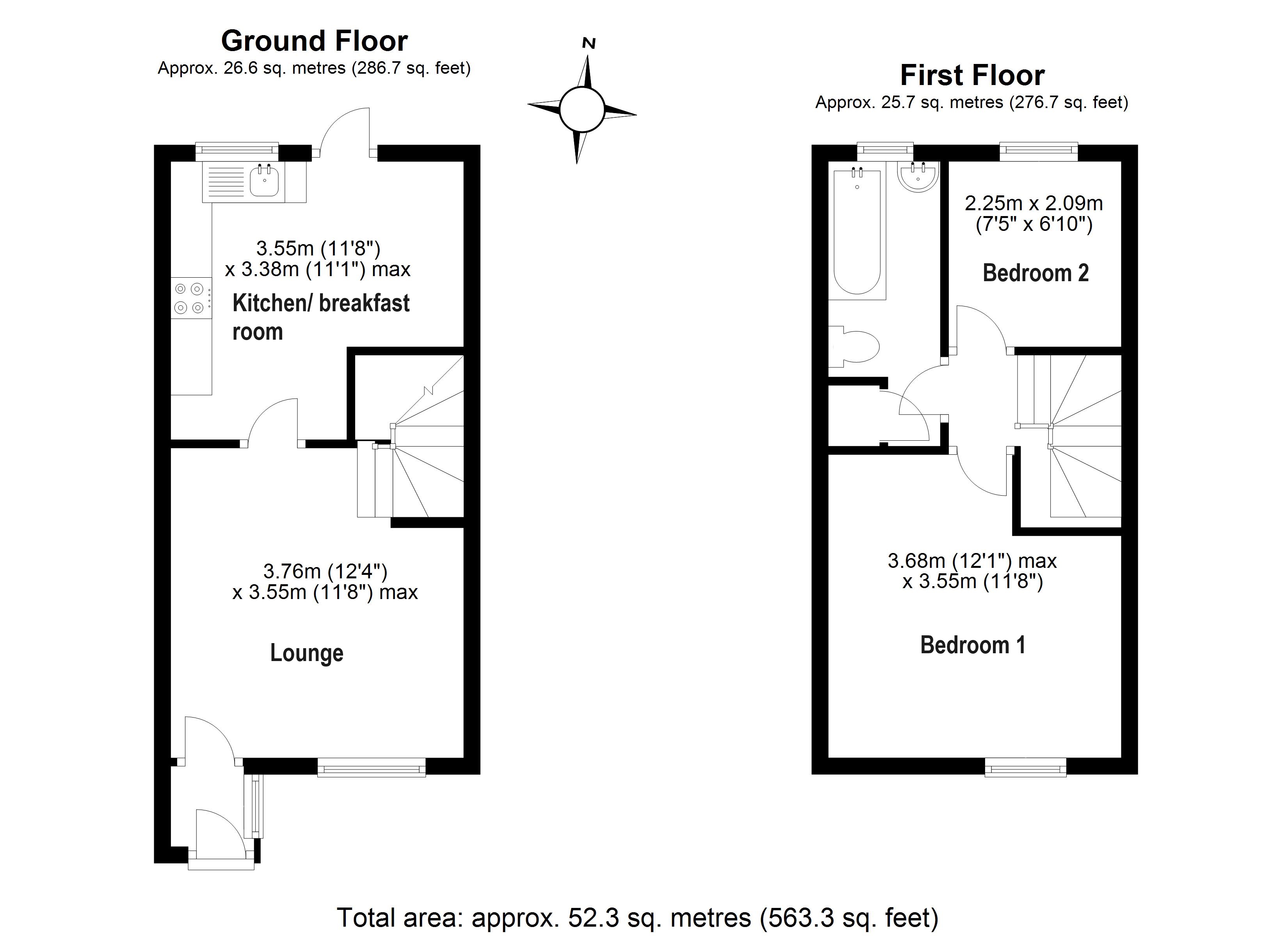 Canons, 44, Old School Close, Codicote floorplan