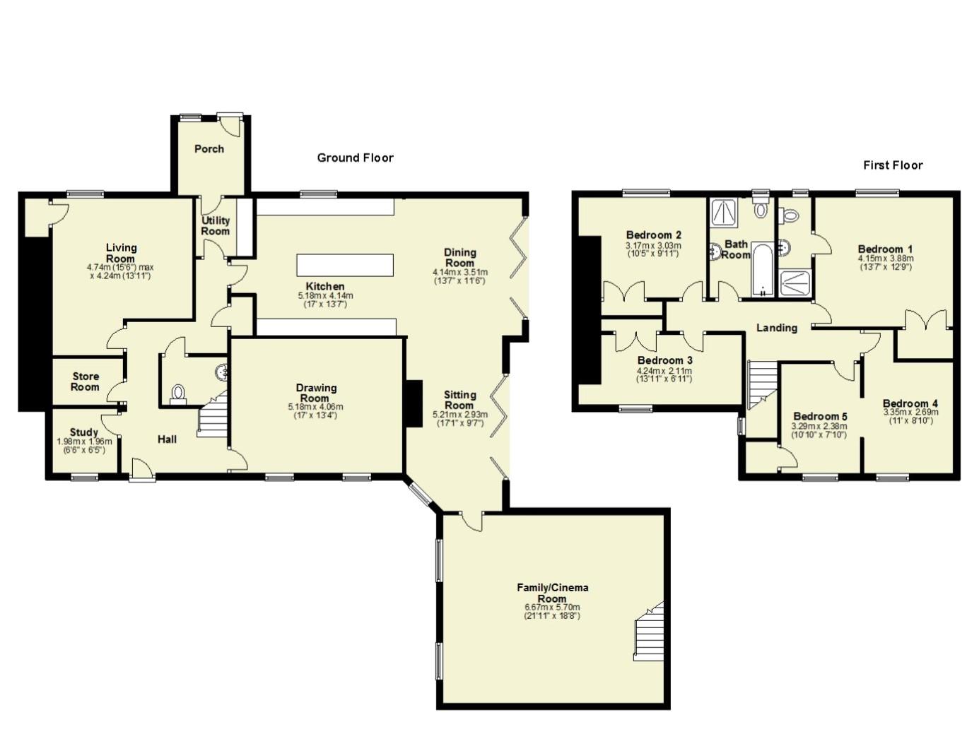 5 Bedrooms Detached house to rent in Town Close, Fulbourn CB21