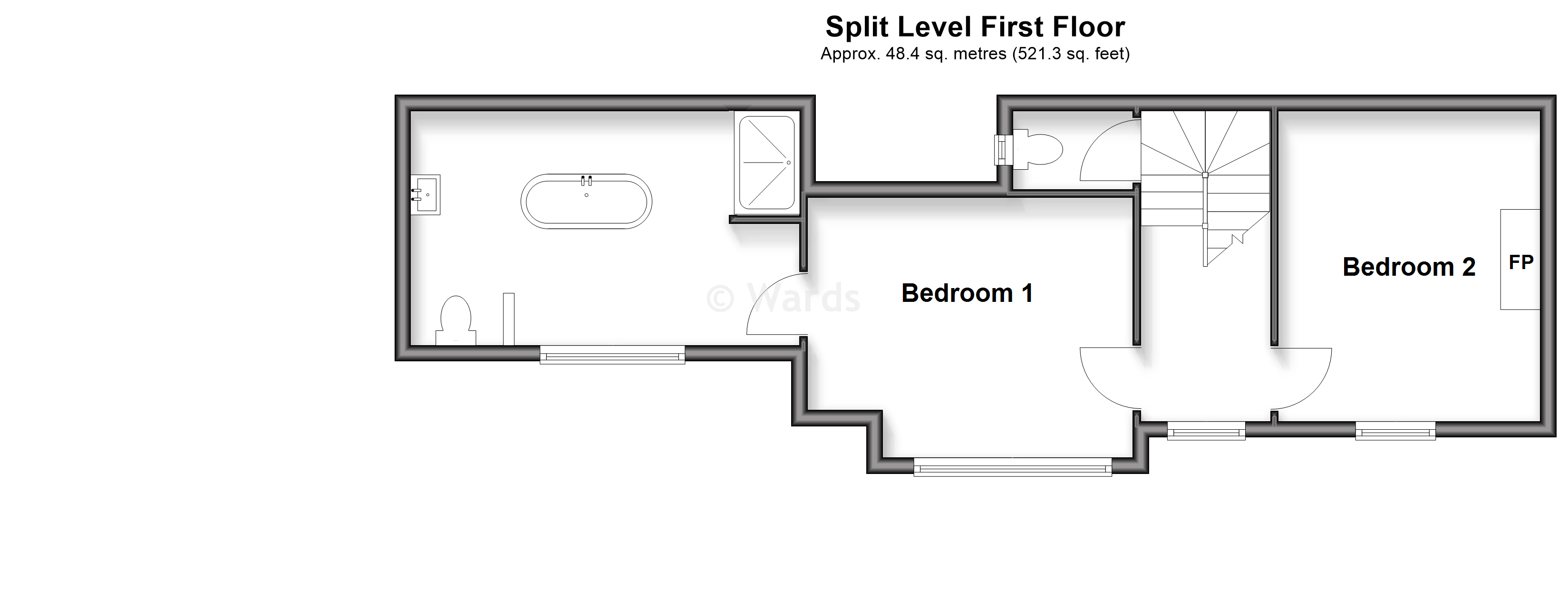 The Garden House, Devonshire Terrace, Broadstairs floorplan