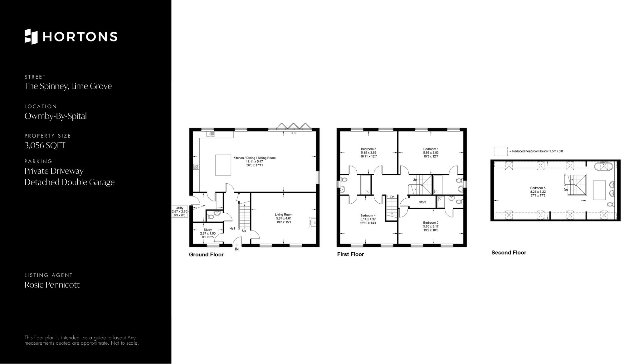 4 Lime Grove, Market Rasen floorplan