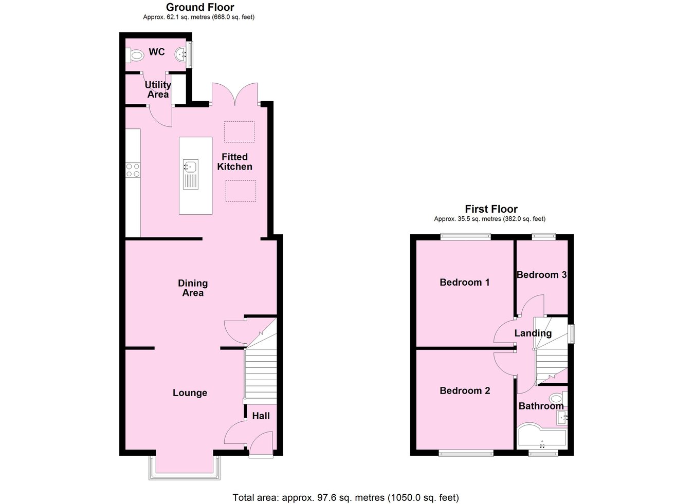 41, Petersfield, Leicester floorplan