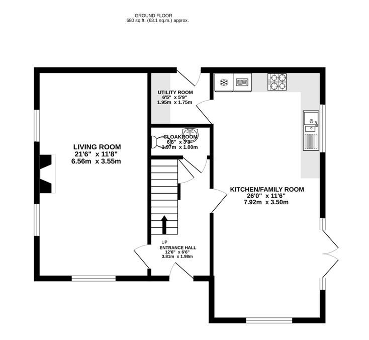 Great Oldbury Drive, Stonehouse floorplan