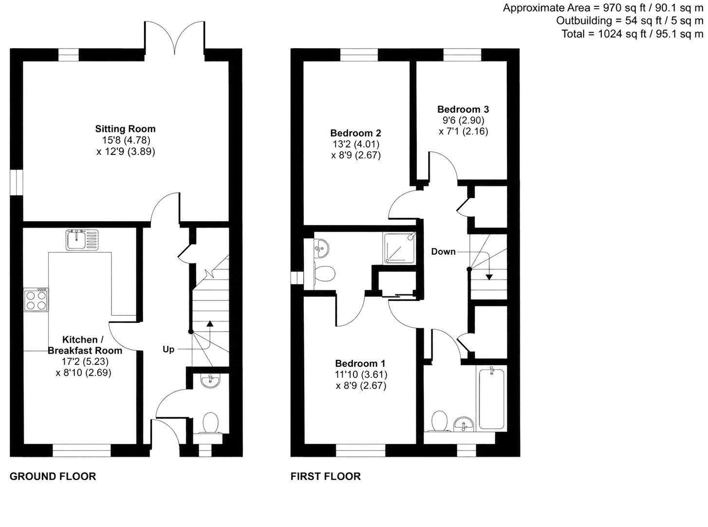 Heighes Drive, Alton floorplan
