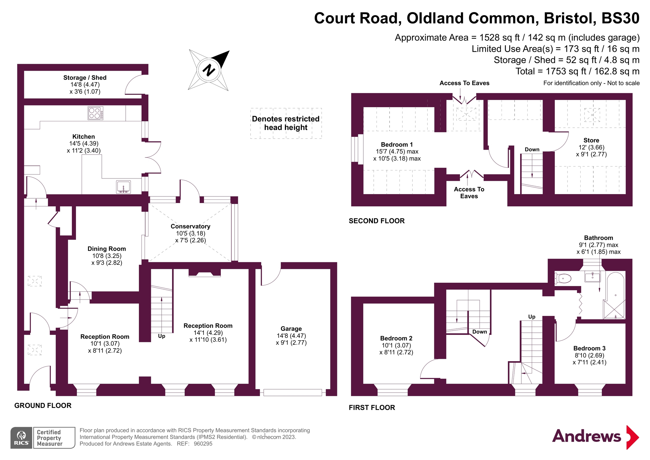 Court Road, Oldland Common, Bristol BS30, 3 bedroom cottage for sale