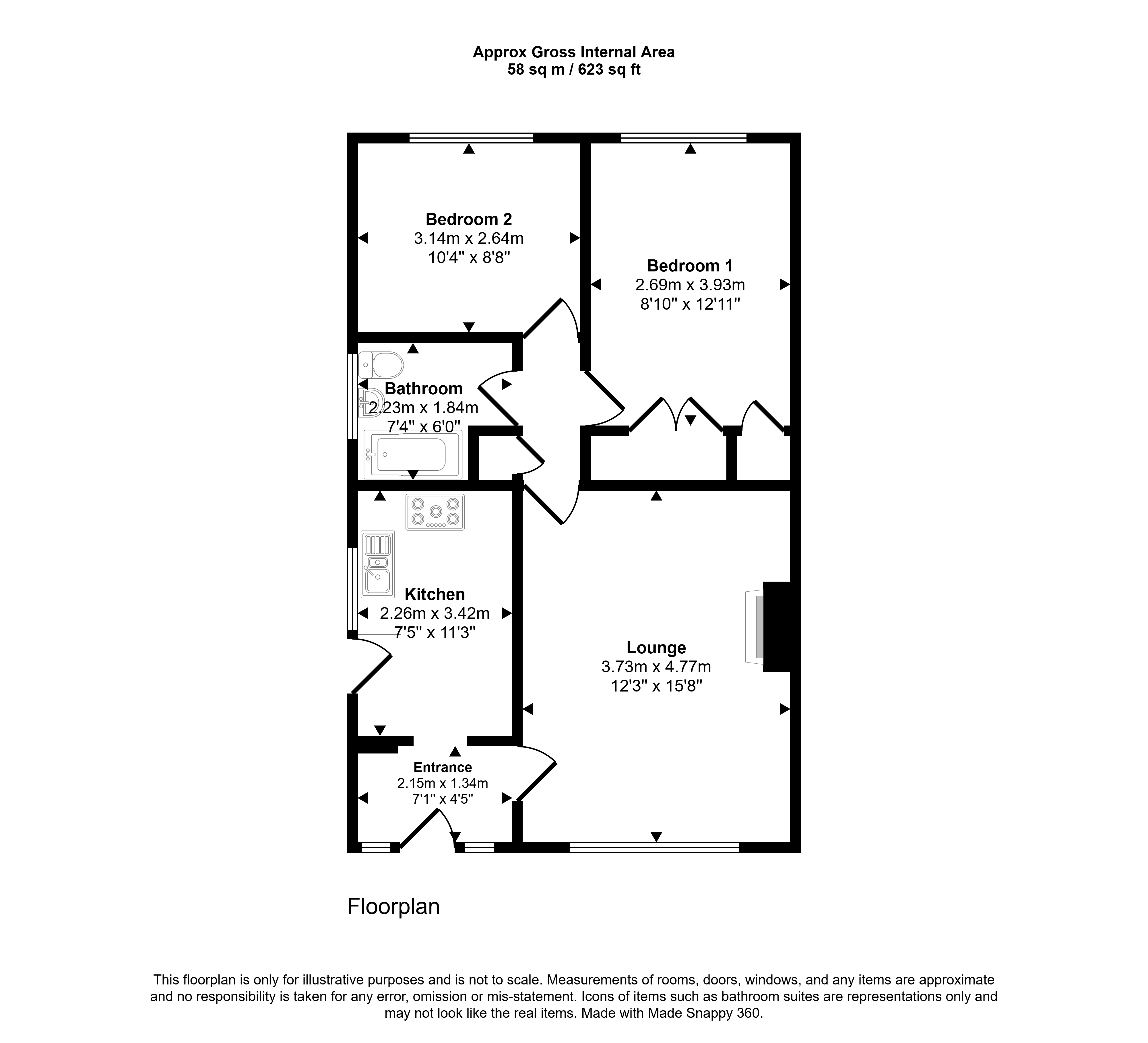 34, Cunningham Drive, Stockton-on-Tees floorplan