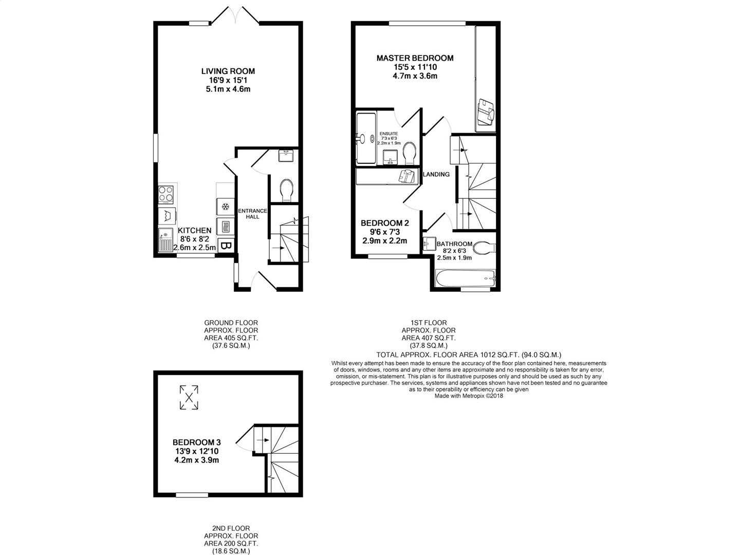 3 Bedrooms Town house for sale in Lace Gardens, Ruddington, Nottingham NG11
