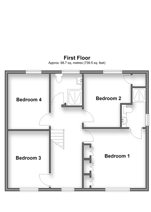 Treetops Close Woodingdean, Brighton floorplan