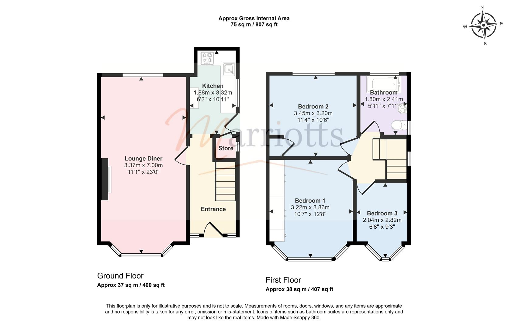 31, Cantley Avenue, Nottingham floorplan