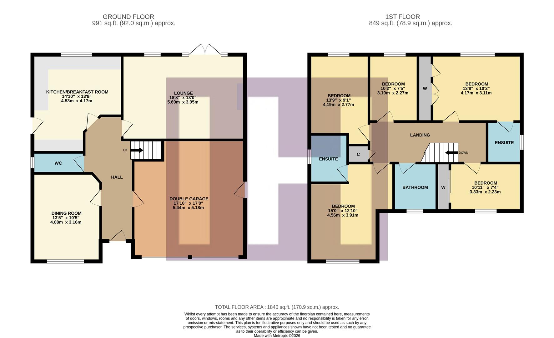 20, Bowood Close, Stockton-On-Tees floorplan