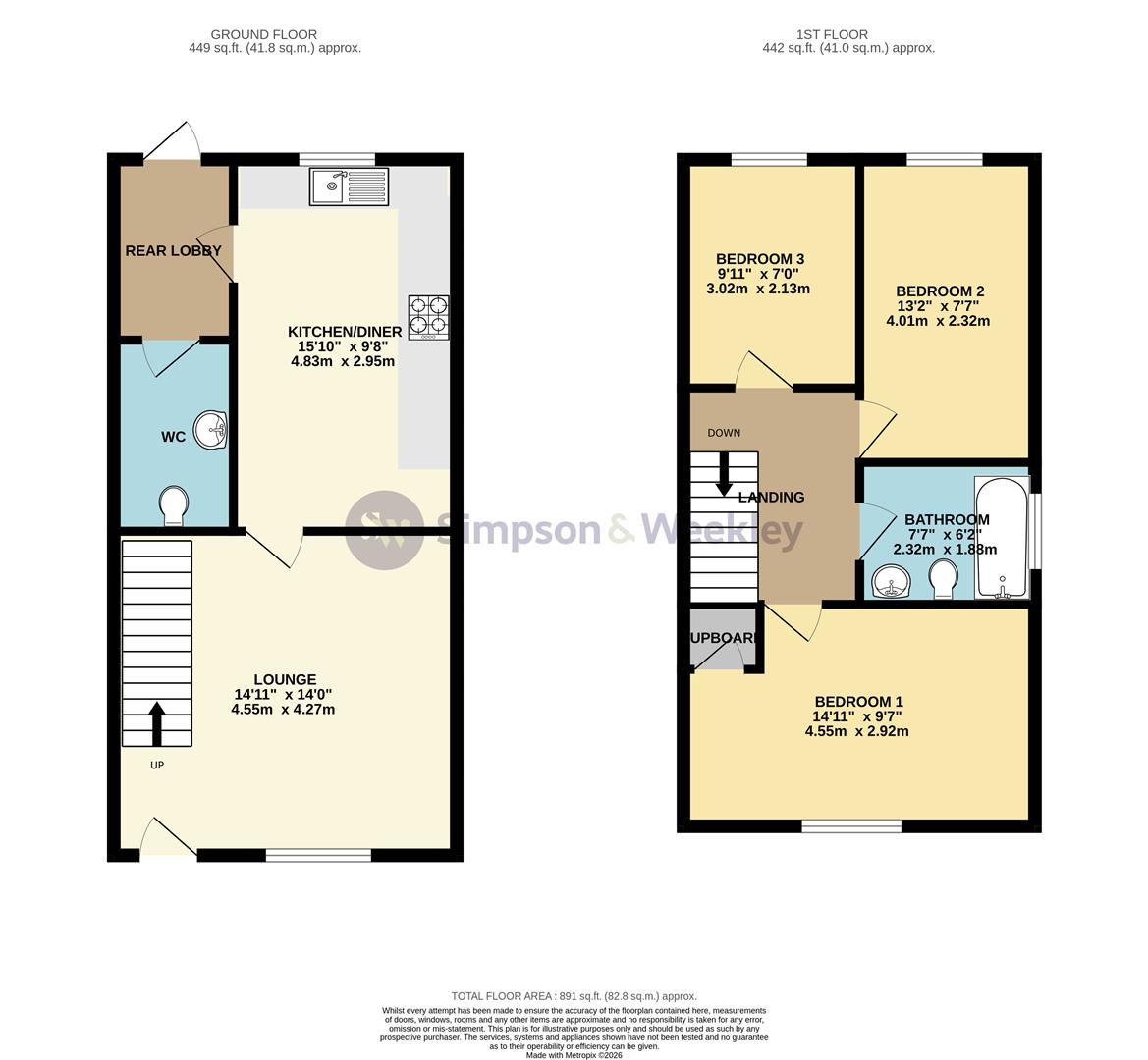 Miranda Way, Wellingborough floorplan