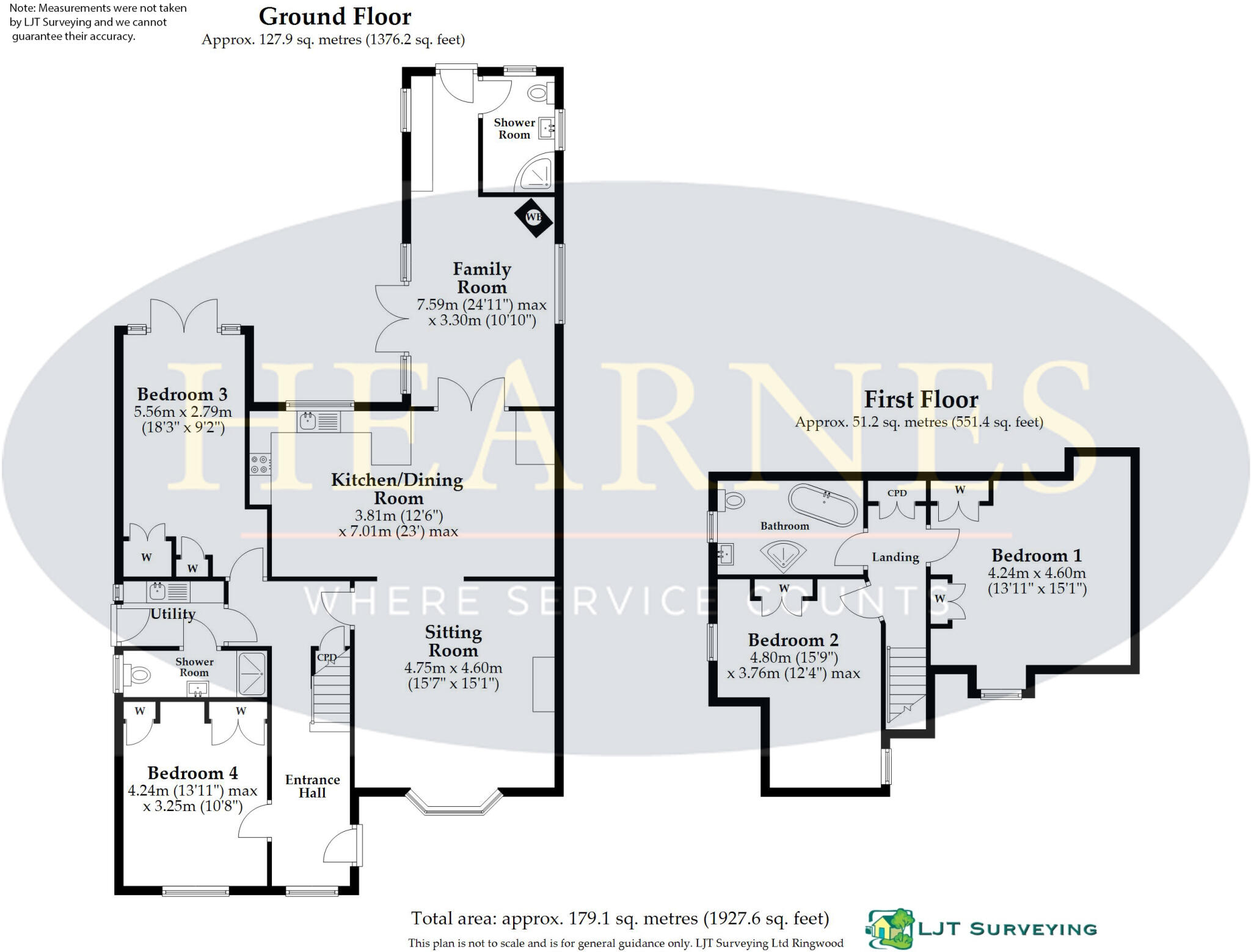 Corbiere, 6 Linbrook Court, Hurst Road, Ringwood floorplan