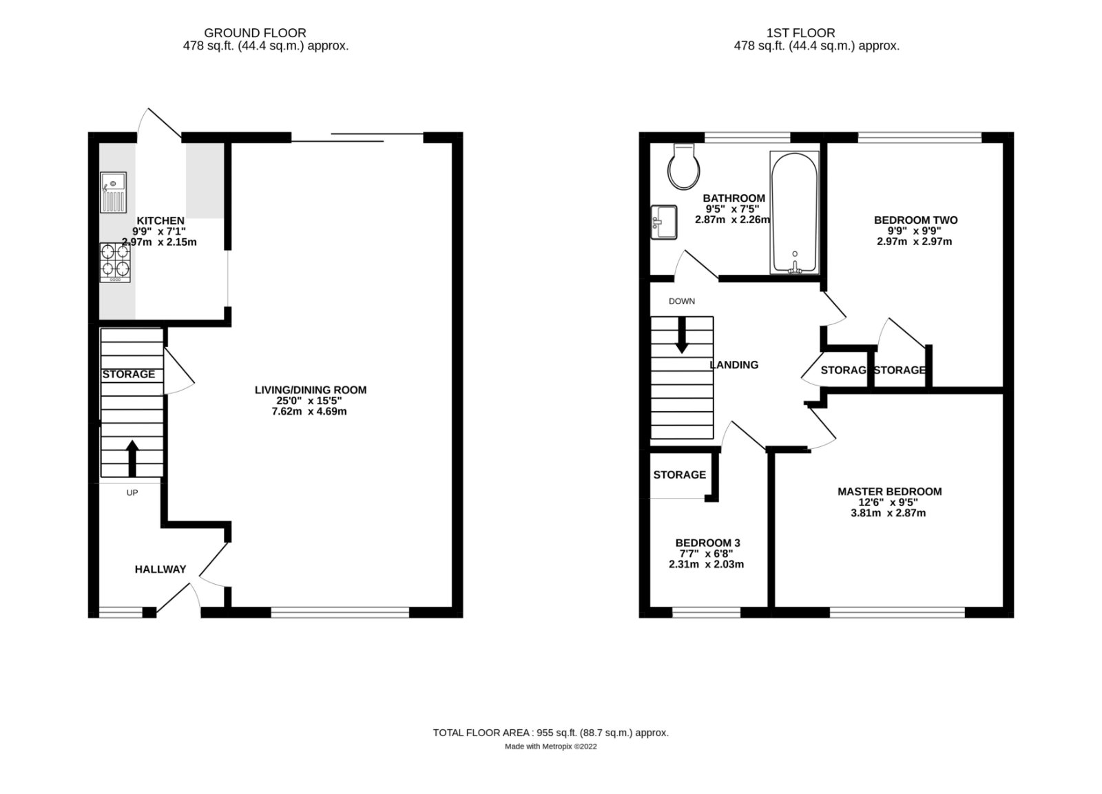11, Maple Close, Maidenhead floorplan