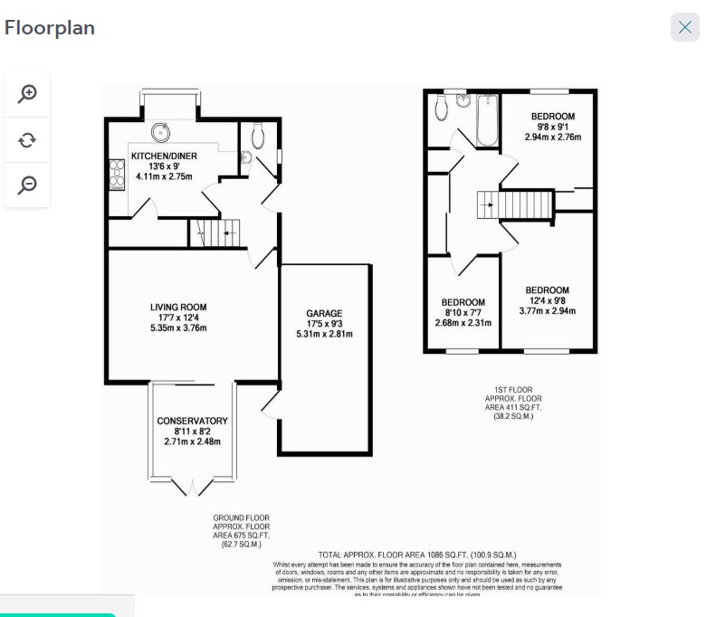 25, Star Lane, Folkestone floorplan