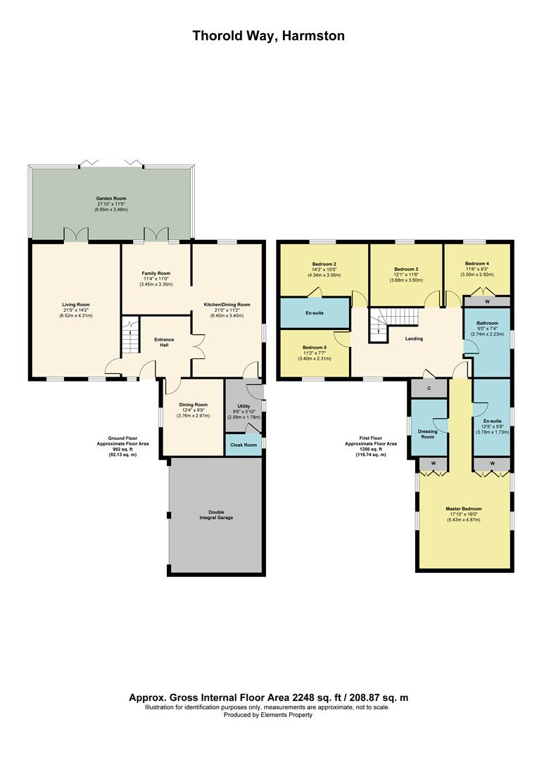 Thorold Way, Harmston, Lincoln LN5, 5 bedroom detached house for sale
