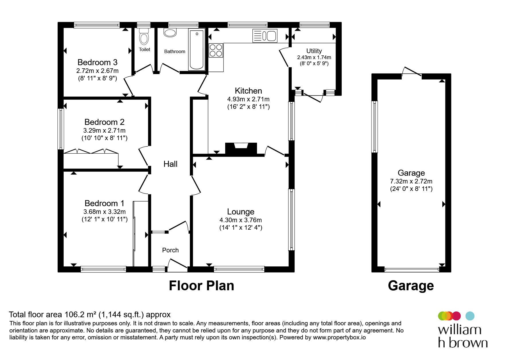 Lizann, Hillside, Swaffham floorplan