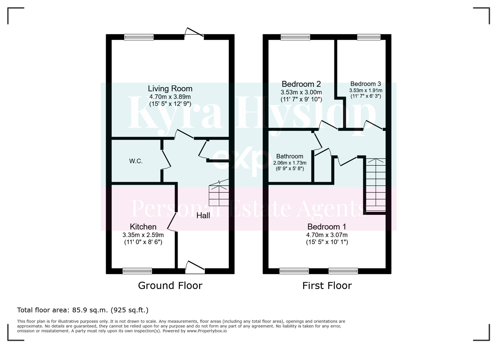 15, Yonder Acre Way, Exeter floorplan