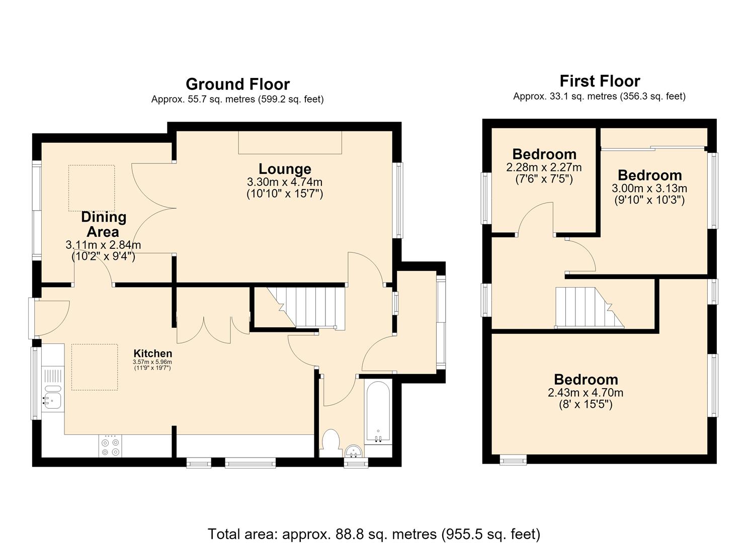 4, Greenleaze, Bristol floorplan