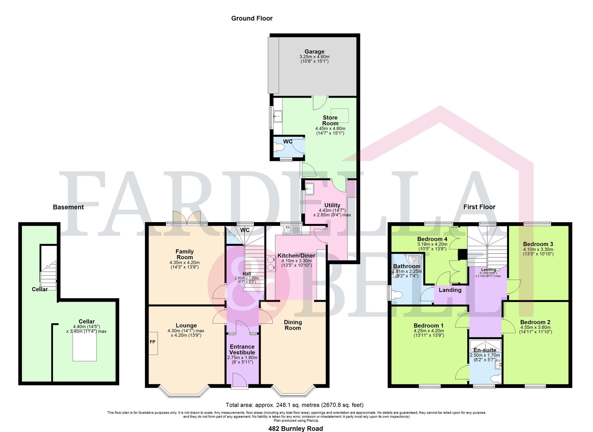 482 Burnley Road, Accrington floorplan