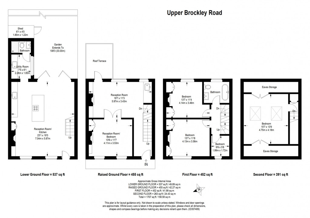 97, Upper Brockley Road, Brockley floorplan