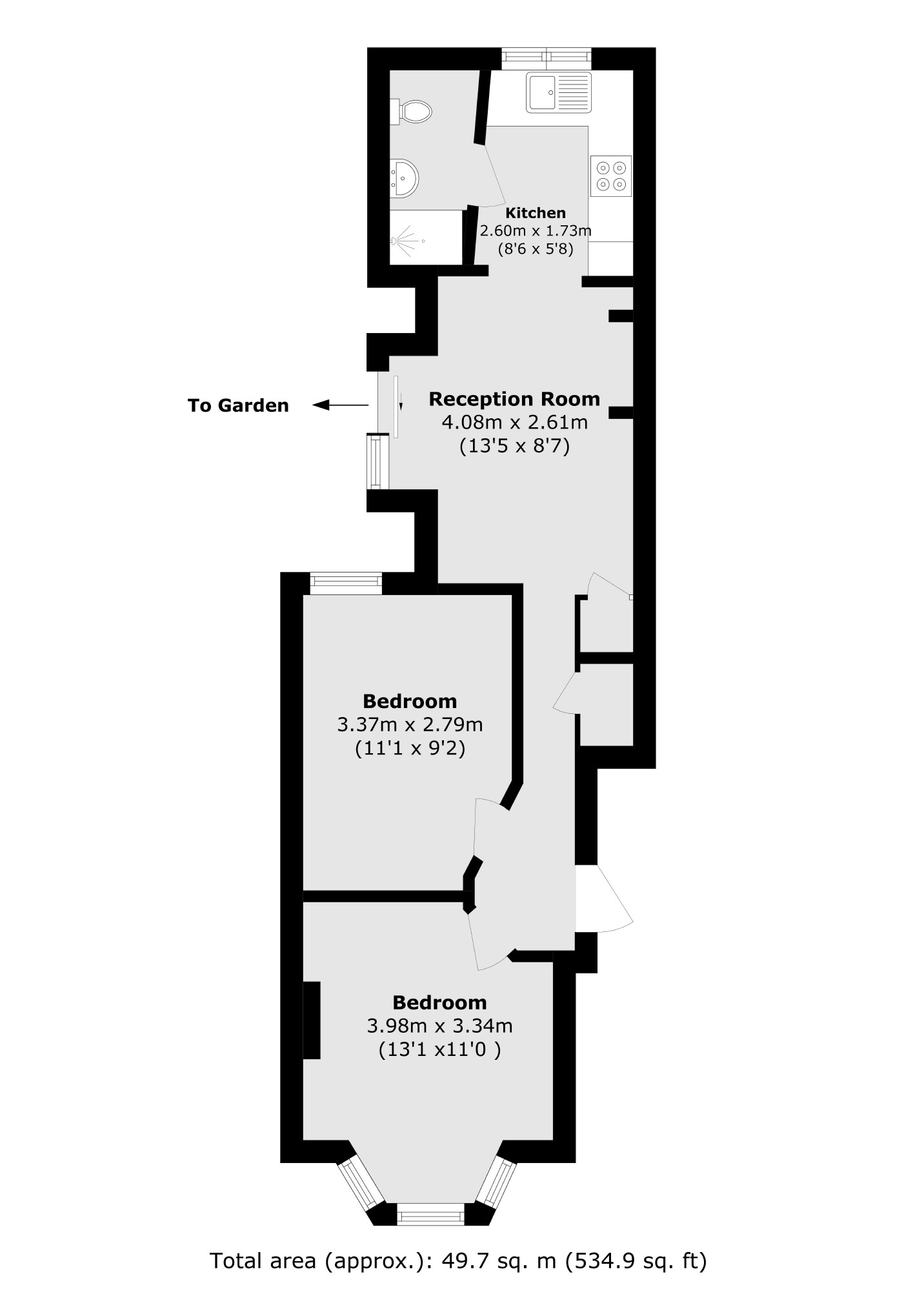 25, Caxton Road, London floorplan