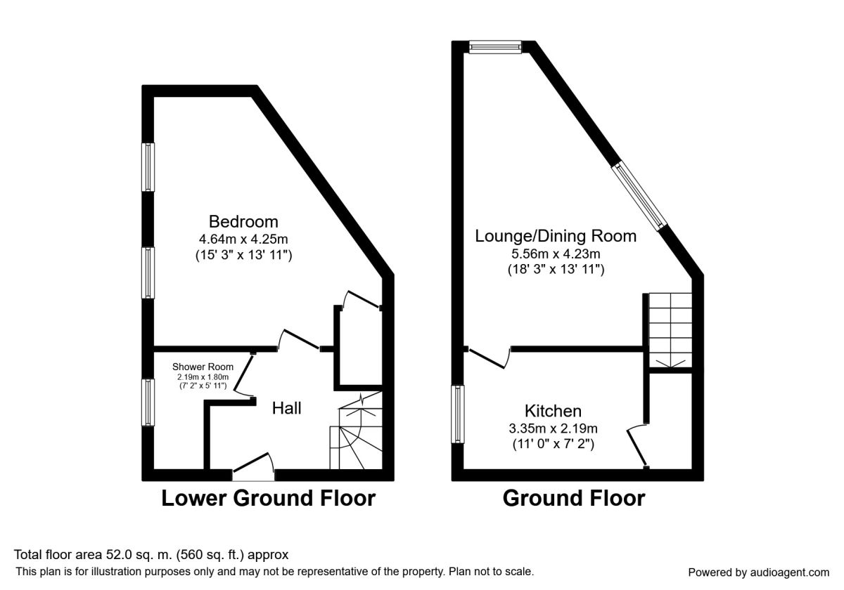 1 Bedrooms Flat to rent in Avenham Place, Preston PR1