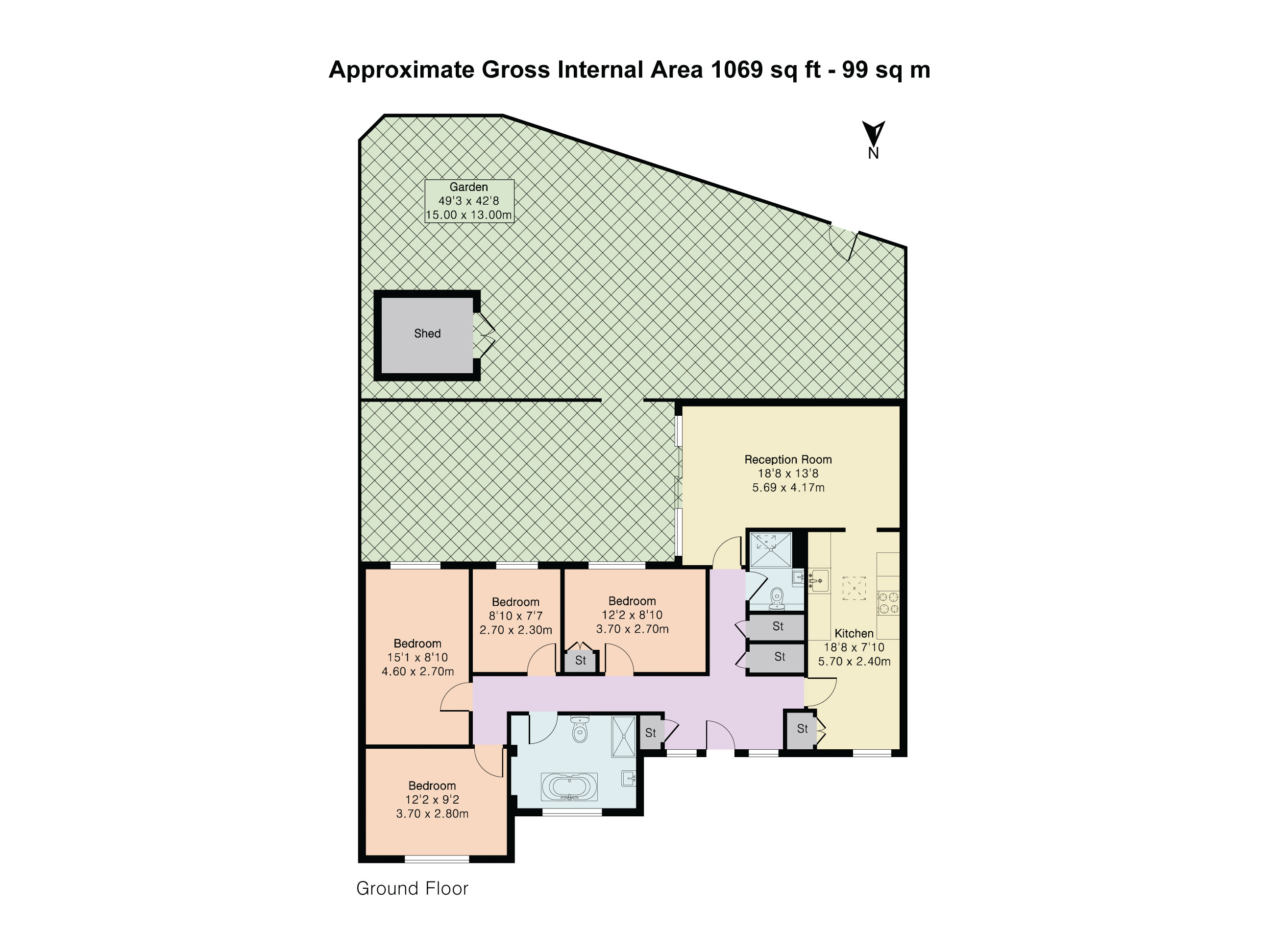 12, Inglesham Walk, Hackney floorplan
