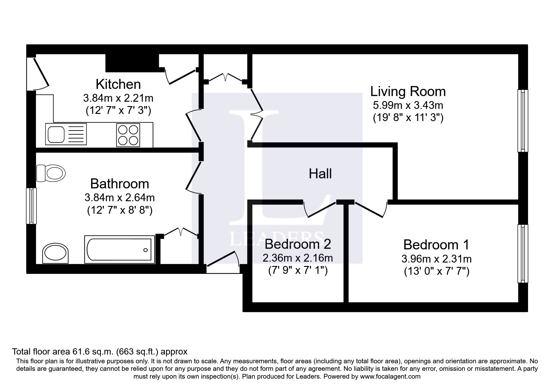 Elms Road, Eastbourne floorplan