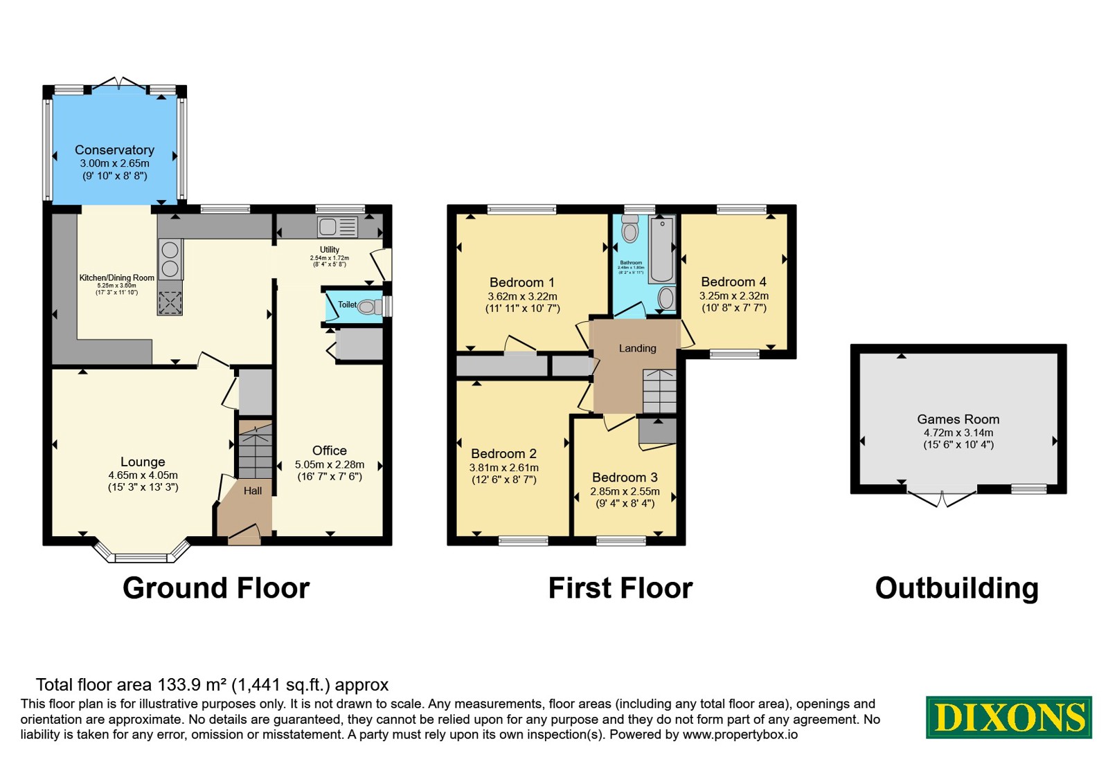 22, Damson Way, Worcestershire floorplan